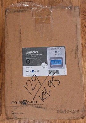 Pyramid Time Systems 2500 Employee Time Clock Punch Card Machine, Open Box-New