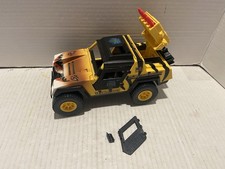 GI Joe Hasbro 1989 Tiger Force Tiger Sting 99  Complete NO Steering W Broke Door