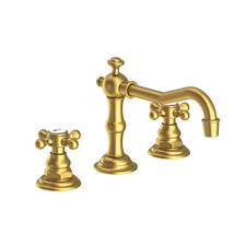 Newport Brass 930/04 Chesterfield Widespread Faucet Satin Brass PVD
