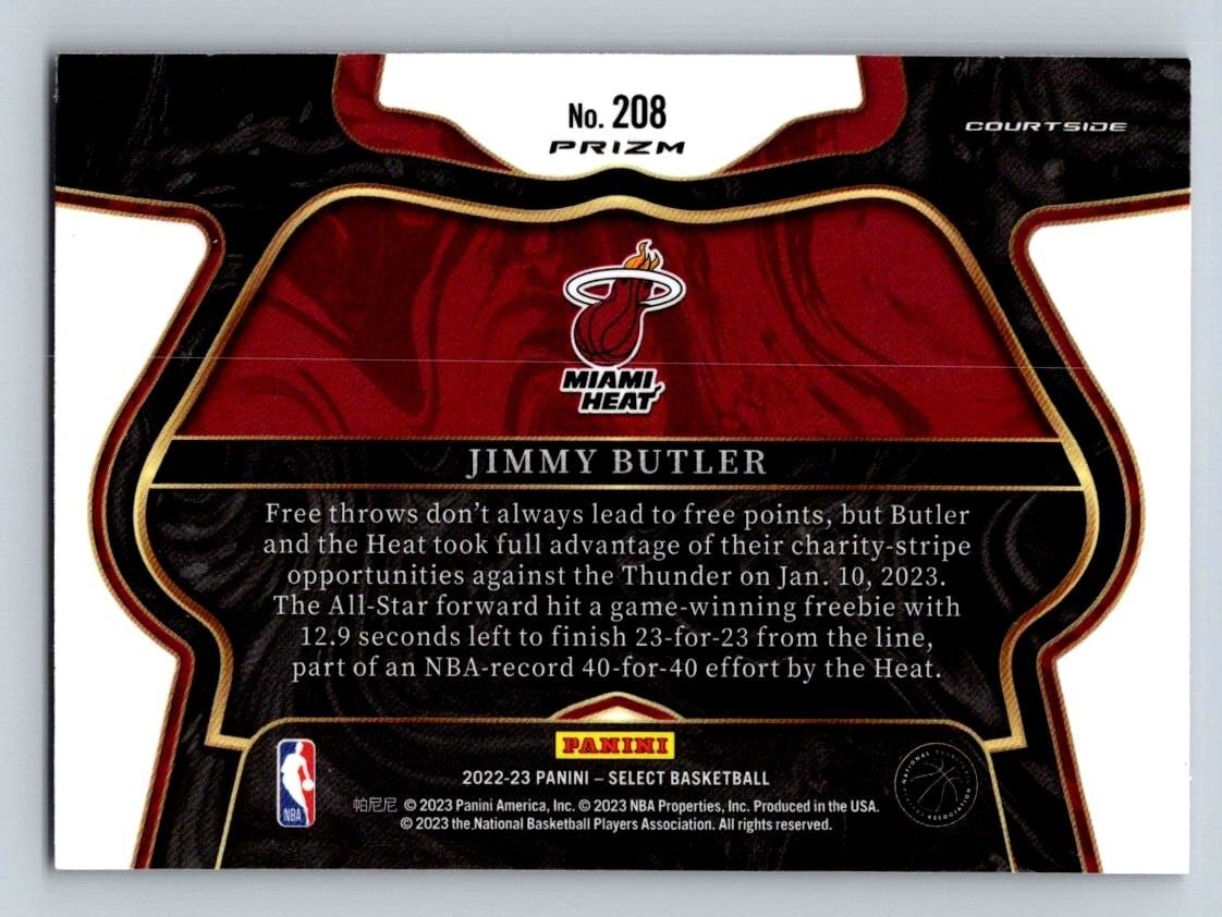 その他 2021-2022 Select Jimmy Butler 1 of 5 2021-2022 Select Jimmy Butler 1 of 5（2021-22 Panini Select