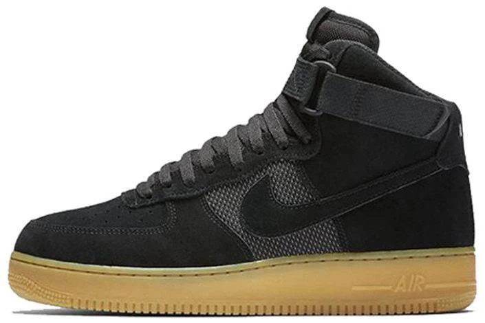 Nike Air Force 1 07 LV8 High Black Orange Gum for Sale