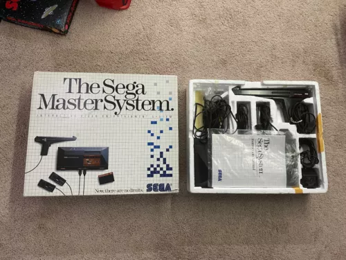 Consola Sega Master System The SEGA Base System CIB Completa En Caja PROBADA