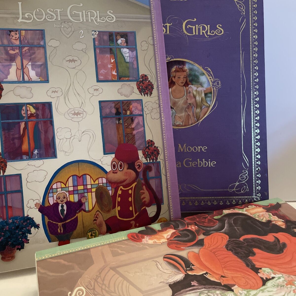 Lost Girls, by Alan Moore and Melinda Gebbie, 2006, 3 Vols Lost Girls, by Alan Moore and Melinda Gebbie, 2006, 3 Vols