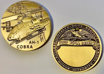 AH-1 Cobra Challenge Coin, Engravable NTM-48711