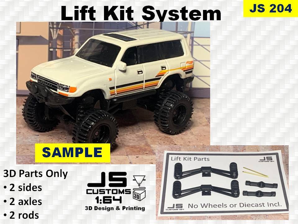Hot Wheels Lift Kit - Toyota LC80 - 3D Printed - Parts Only | eBay