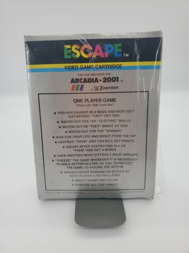 Cartuccia videogioco vintage Escape NUOVA per Emerson Arcdia-2001 - Foto 2 di 10