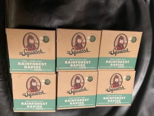 Dr. Squatch Rainforest Rapids Seife 6er Set Riegel **NEU** kostenloser Versand