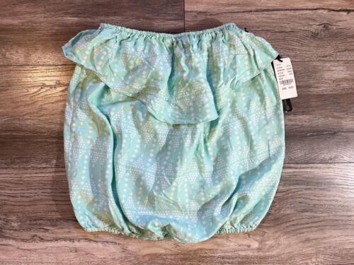 NWT O’Neill Tube Top / Size S / Mint Green Geo Print - Picture 1 of 5