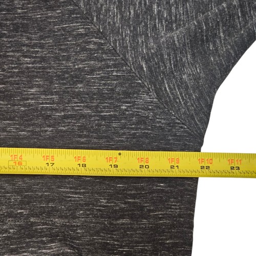 Athleta Stronger Long Charcoal Grey Heather Full Zip Hoodie Jacket Size S - Picture 10 of 12