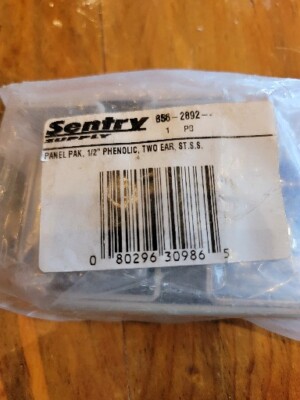 SENTRY SUPPLY PANEL PAK 1/2'' PHENOLIC TWO EAR ST S.S. 656-2892 D1