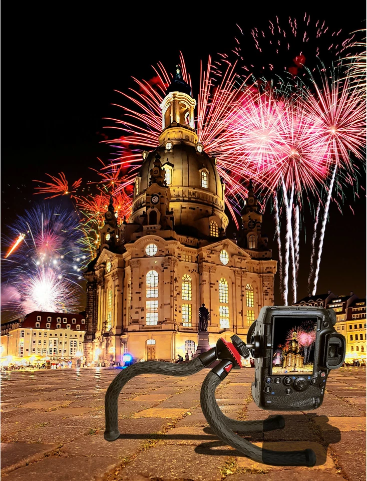 Flexibles Stativ, Reisestativ Mini Kamerastativ f. Spiegelreflexkamera DSLR SLR - Bild 3 von 4