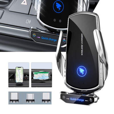 Kabellose Handyhalterung Auto mit Ladefunktion Auto KFZ Smartphone Halterung 15W