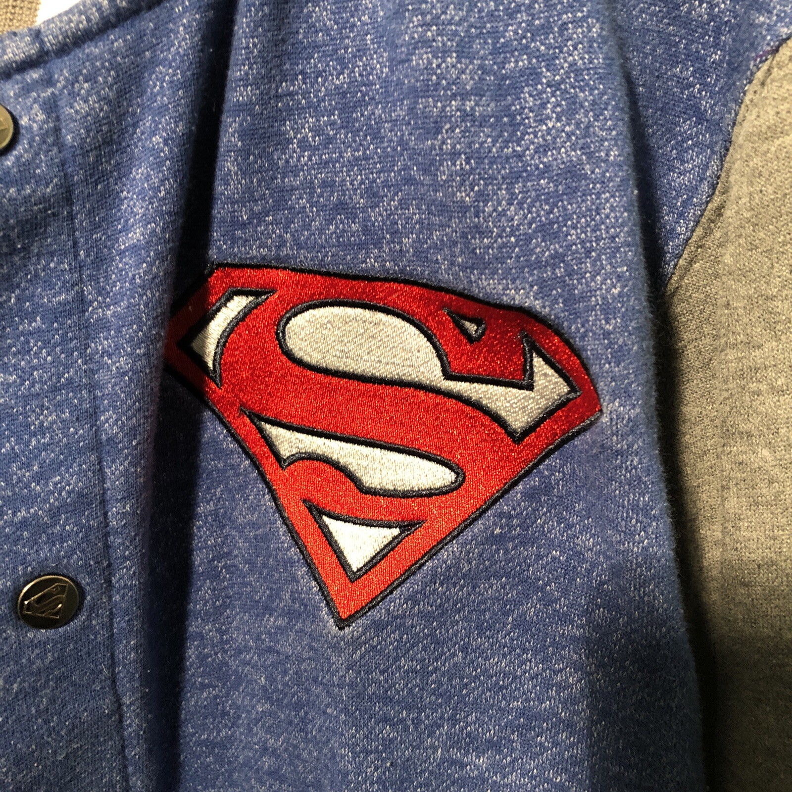 Superman Varsity Jacket Size Small Letterman DC C… - image 2
