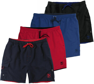 Adamo Herren Badeshort Badehose Bermuda Beachshort Hose Übergröße Big Size