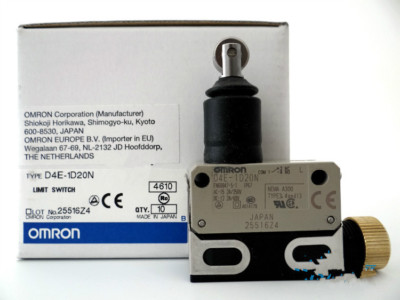  One OMRON D4E-1D20N Limit Switch D4E-1D20N New Expedited Shipping