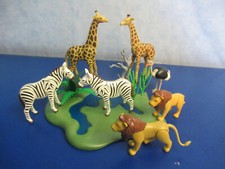 Giraffen Zebras Löwen Safari Wasserstelle v Tiere zu 4826 4852  Playmobil 6559