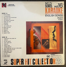 NLD SERIES ENGLISH SONGS KARAOKE Laserdisc Volume 16 Super Hit 28 Songs NLD-16 