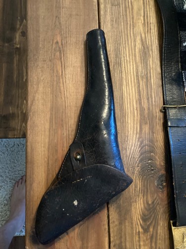 RARE!! POST CIVIL WAR (GAR) BELT BUCKLE/HOLSTER RAYMOLD & WHITLOCK Leather belt - Picture 2 of 10