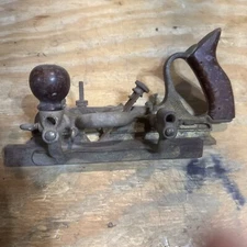 Stanley Sargent 45 Antique  Wood Plane/ Plow Plane Used Made USA (shelf)