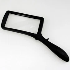 LED Rectangle Magnifying Glass with Light Handheld Magnifier 2X 6X Lens Reading