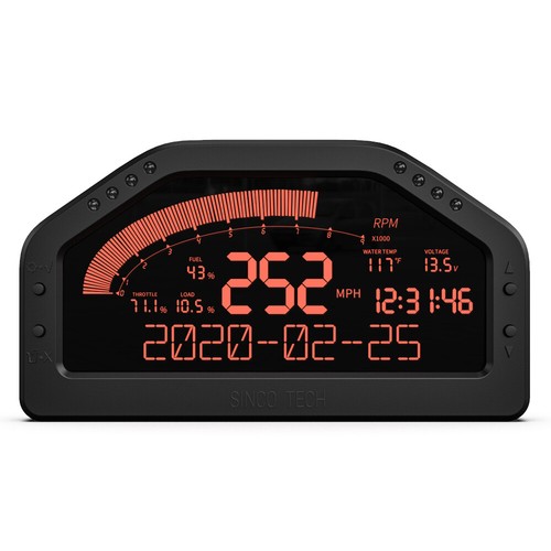 Race Display LCD Screen Digital Gauge Kit OBD2 Bluetooth Gauge Multicolor Screen - Picture 7 of 9