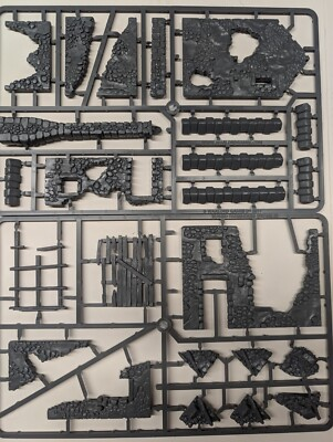 #ad Ruined Farmhouse Achtung Panzer Bolt Action 28mm WWII Historical Warlord Games $20.00