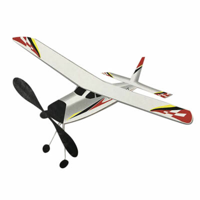 Elastisches angetriebenes Gummiband Aufziehflugzeug Spielzeug Outdoor Fliegen Flugzeug