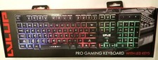 LVLUP Pro Gaming Keyboard with LED Keys