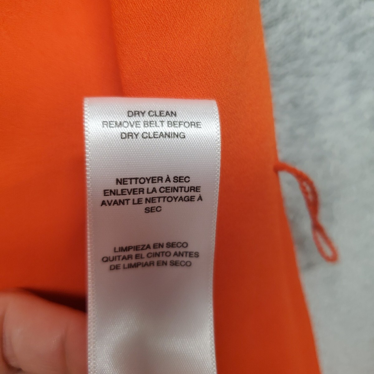 michael kors orange shirt dress Michael Kors Orange Geometric Chain Link Print Belted Shirt Dress Easter Sz S