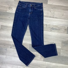Citizens Of Humanity Womens Elson Medium Rise Straight Leg Jeans Blue Size 0/25