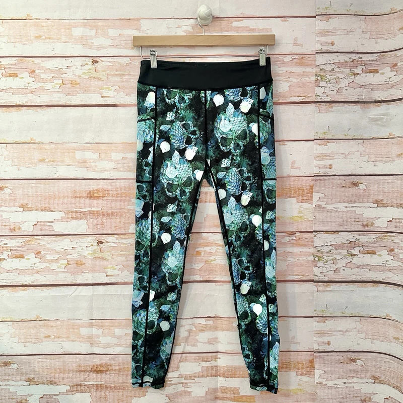 constantly-varied-gear mermaid skulls workout leggings