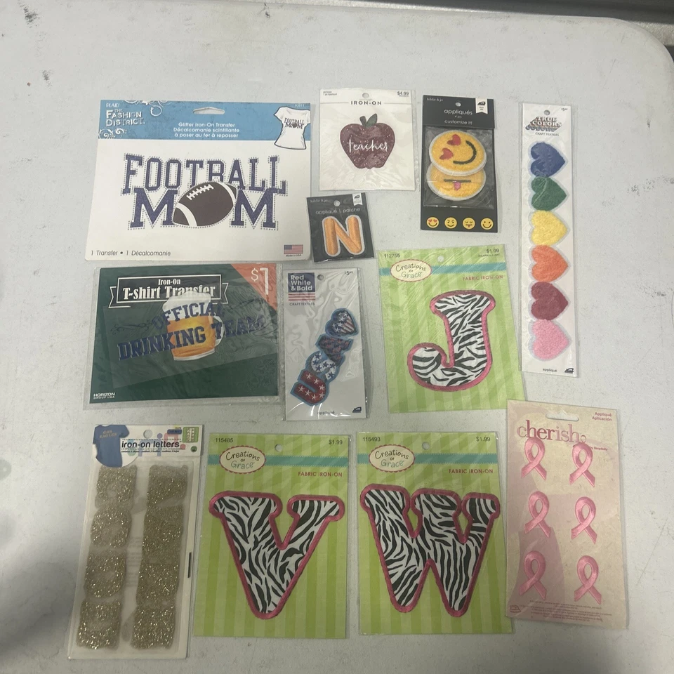 150 Iron On Applicants Huge Mixed Patch Lot, New, Sew-On & Iron-On - Image 3 of 4