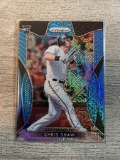 2019 Panini Prizm Chris Shaw Blue Mojo (RC) #’d /399