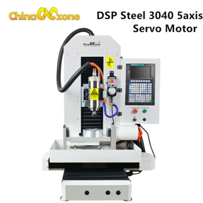 2200W Steel 5axis 3040 CNC Machine metal Engraver Cutting Router Servo Motor DSP