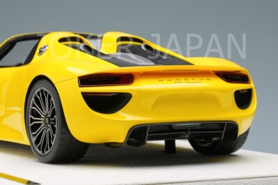 Make Up EIDOLON 1/18 Porsche 918 Spyder 2011 Yellow EML045E JDM | eBay