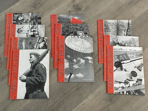 10 armas de fuego de colección American Rifleman Magazine 1941 NRA era Segunda Guerra Mundial - Imagen 1 de 10