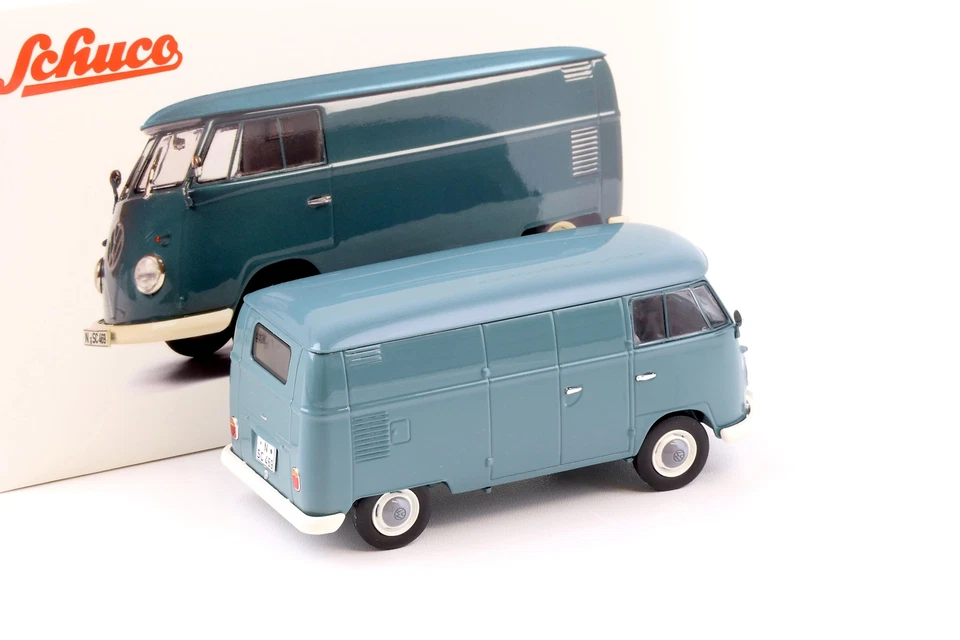 1:32 Schuco Edizione VW T1B Furgone Blu - Immagine 2 di 3