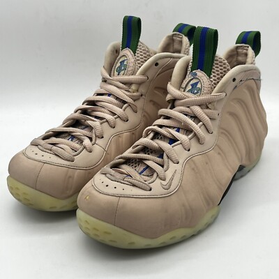 Nike Air Foamposite One Particle Beige Basketball Sneakers Pink Women's 