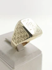 Signet Ring Men's Ring 8 Carat 333 Gold 5.5 Grams Ring Size 61