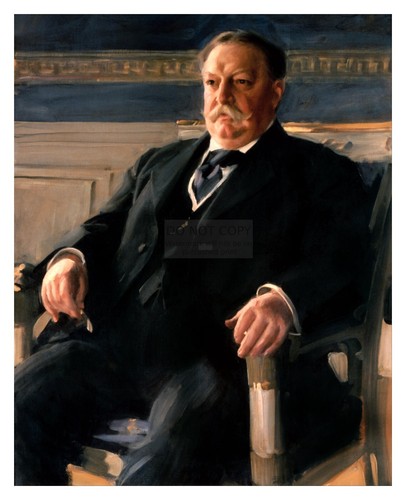 PRESIDENT WILLIAM HOWARD TAFT OFFICIAL PRESIDENTIAL PAINTING 8X10 PHOTO ...