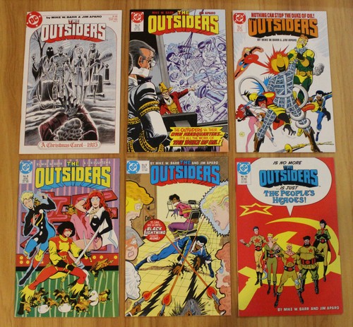 "THE OUTSIDERS" Lot - #5-#10 - 1986 - HIGH GRADE COPPER AGE DC COMICS CLASSICS
