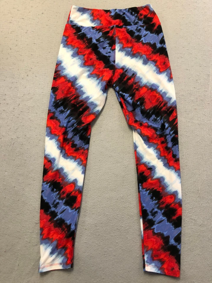 LulaRoe Bottoms Women's One Size Mutlicolored Tie-Dye Stretchy Leggings - Image 4 of 4