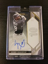 2022 Topps Luminaries LUIS ROBERT Home Run Kings Auto HRK-LR White Sox Black 1/1