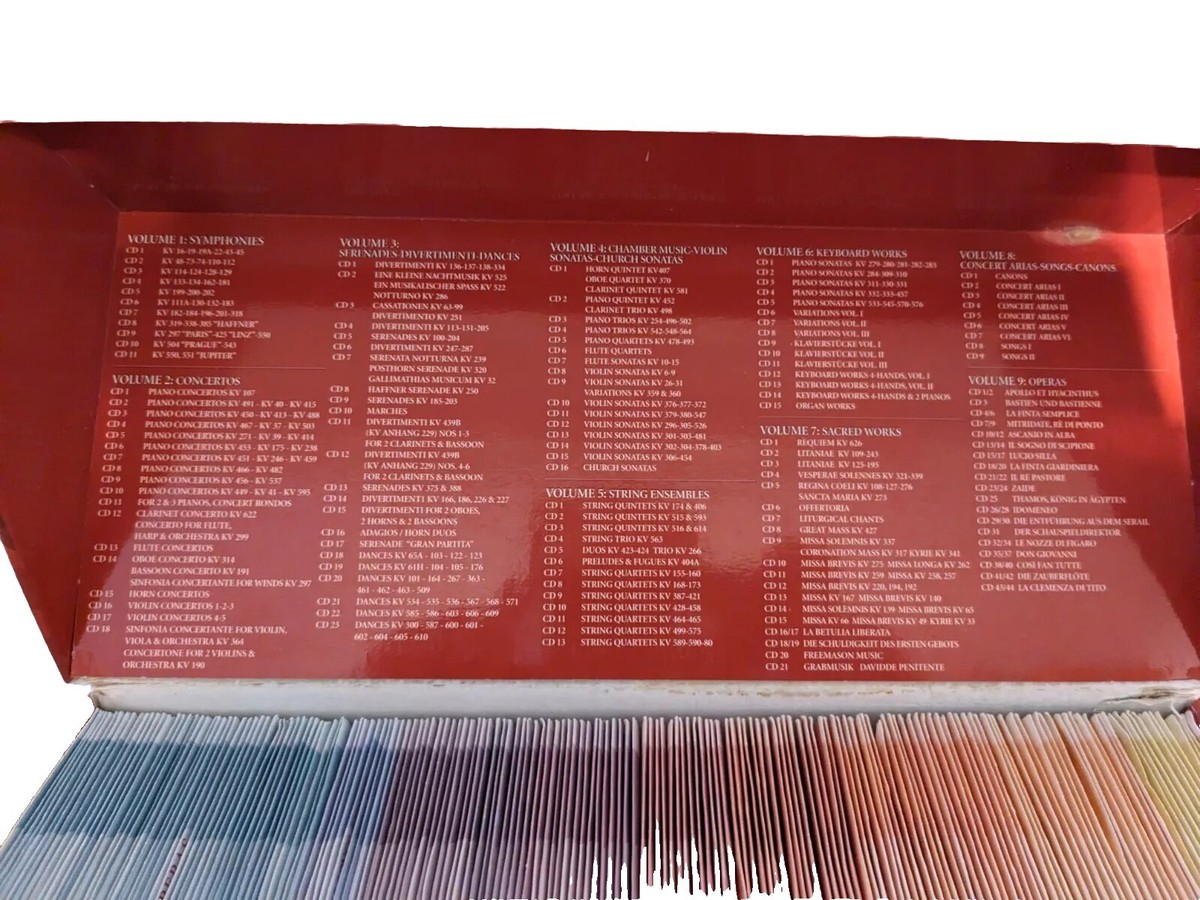 Wolfgang Amadeus Mozart – Complete Works (170 CD Box Set