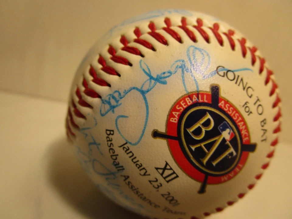 2001 Baseball Assistance Team - B.A.T Autographed Baseball Carter Winfield - Image 2 of 4