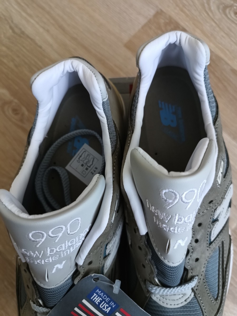 New Balance 990v2 M990KBM2 8US Made in USA Steel Blue JP