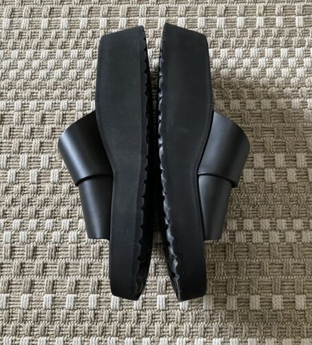 Sandali Papillo BIRKENSTOCK Almina neri in pelle con plateau 41/10 stretti - Foto 5 di 10