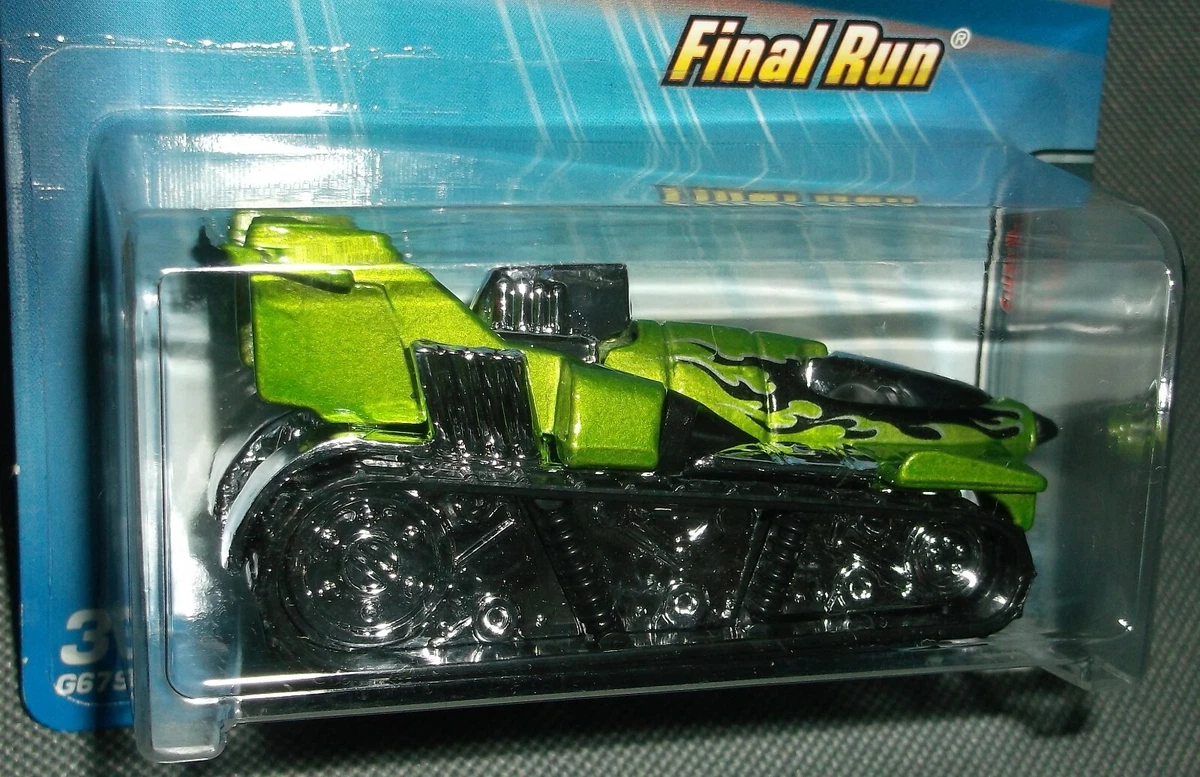 Hot Wheels 2005 072 Final Run 2 of 5 Treadator Green Chrome
