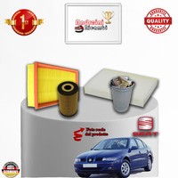 Set Service 4 Filter Seat Toledo Ii 1.9 Tdi 81KW 110CV Von 2004-> 2006
