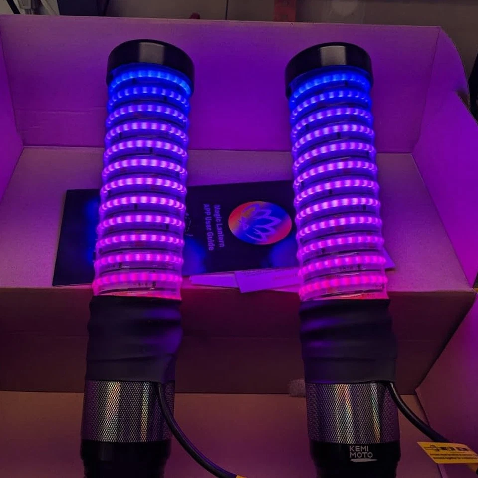 Luces de látigo de grasa COB de 1 ft persecución en espiral iluminadas para RZR X3 Zforce 950 garra 1000 Foto 2 de 4